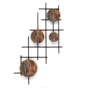 Metal Circle Wall Decor copper metal wall art you'll love | wayfair Metal Circle Wall Decor copper metal wall art you'll love | wayfair