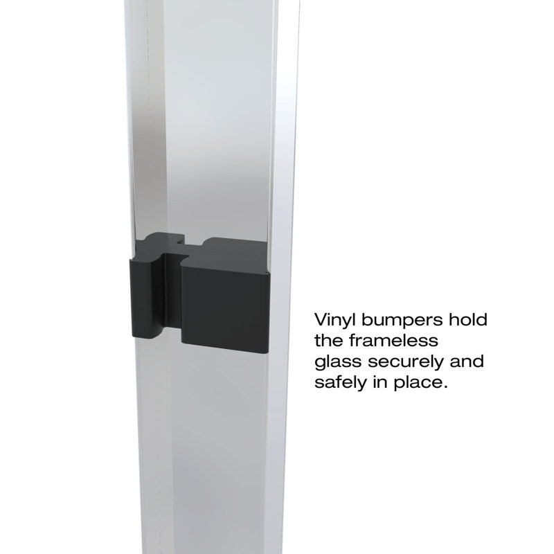 Basco Classic 40 X 65 5 Frameless Bypass Sliding Shower Door