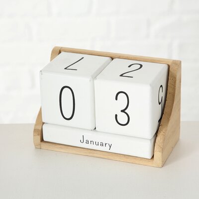 George Oliver 6 Piece Burnetta Calendar Letter Blocks Set & Reviews ...