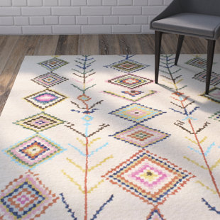 Southwestern Rugs You Ll Love Wayfair Kleio Hand Tufted Ivory Area Rug