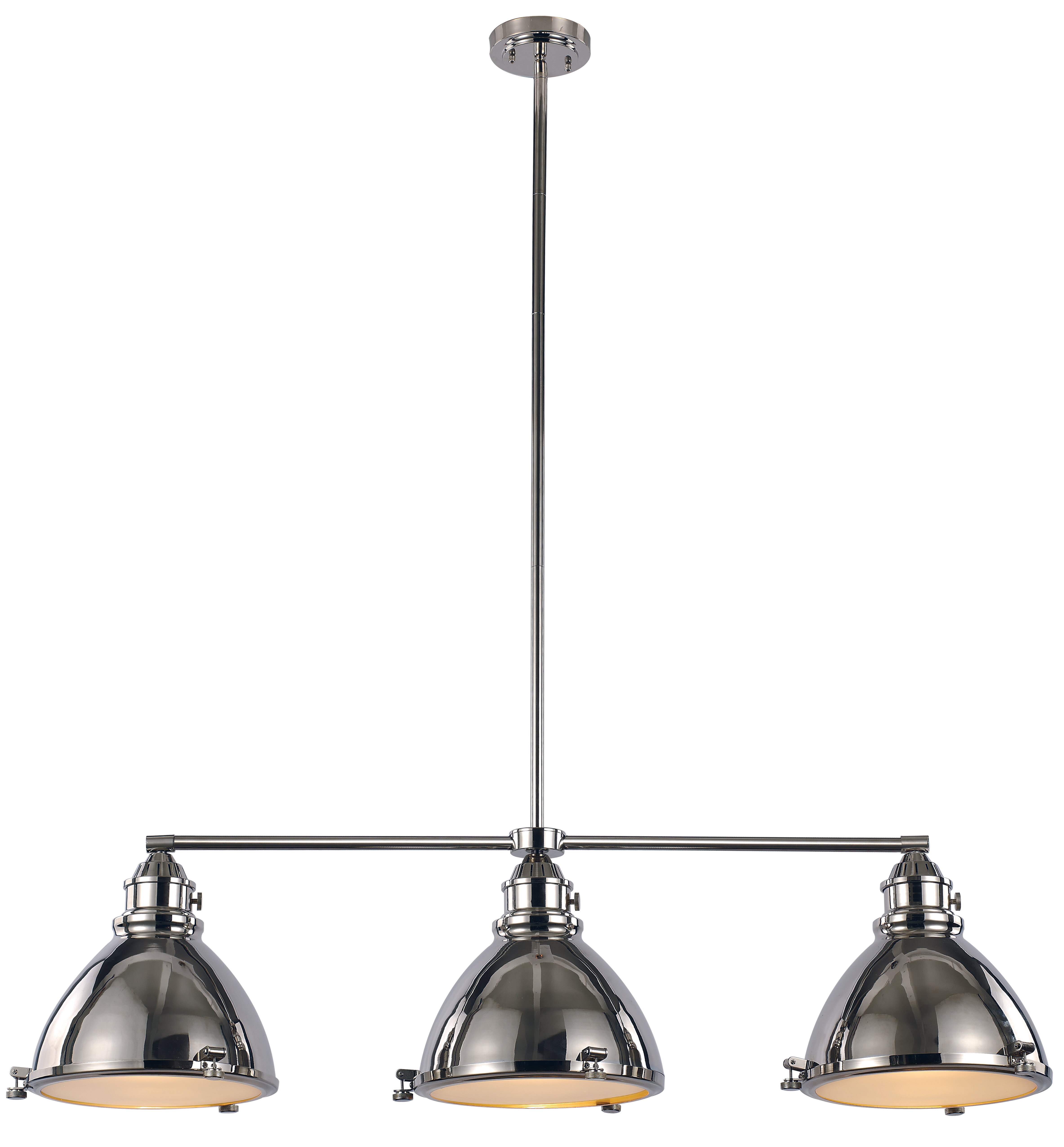 Beleuchtung Nickel Kitchen Hanging Pendant Light Oval 3 Glass Grey Shade Adjustable Length Pandeglangkabgoid