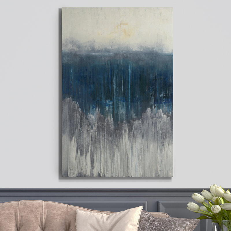 Texture and Flow - Wrapped Canvas Print Size: 12" H x 8" W x 1" D