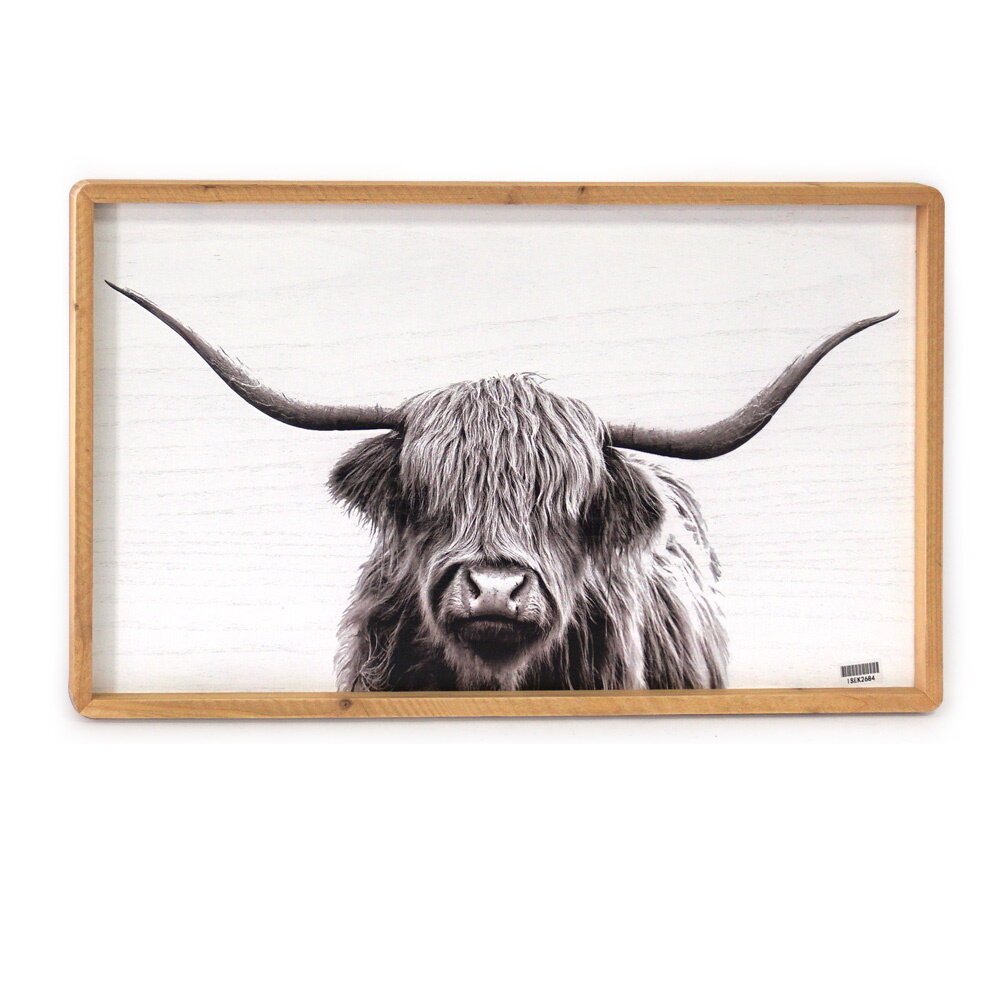 Union Rustic Long Haired Long Horn Wood and MDF Wall Décor & Reviews ...