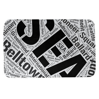 East Urban Home Pittsburgh Pennsylvania Districts Rectangle Memory Foam Non Slip Bath Rug Wayfair