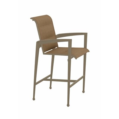 Veer 28 Patio Bar Stool Tropitone Frame Finish Moab Seat Color Cascade