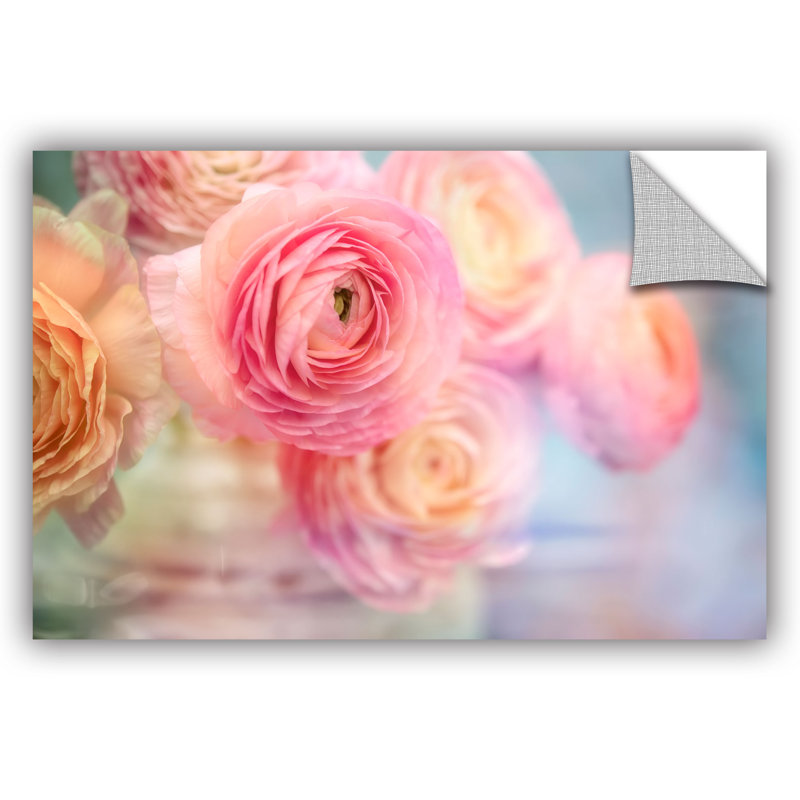 House Of Hampton Glass Flowers Wall Decal Reviews Wayfair