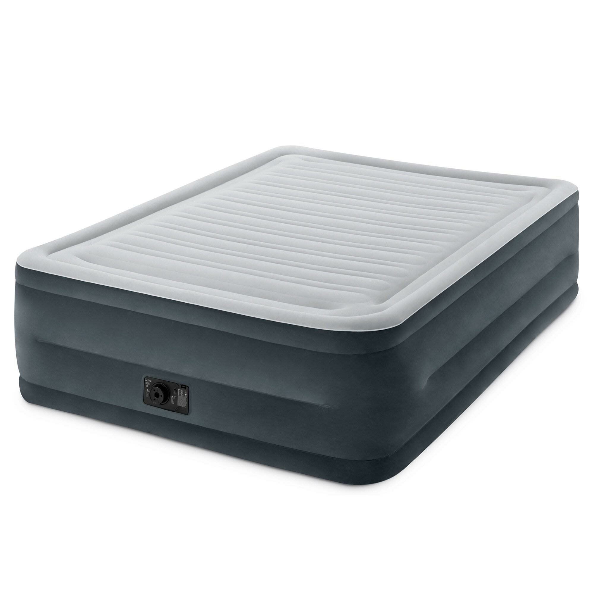 intex single air mattress with built in pump