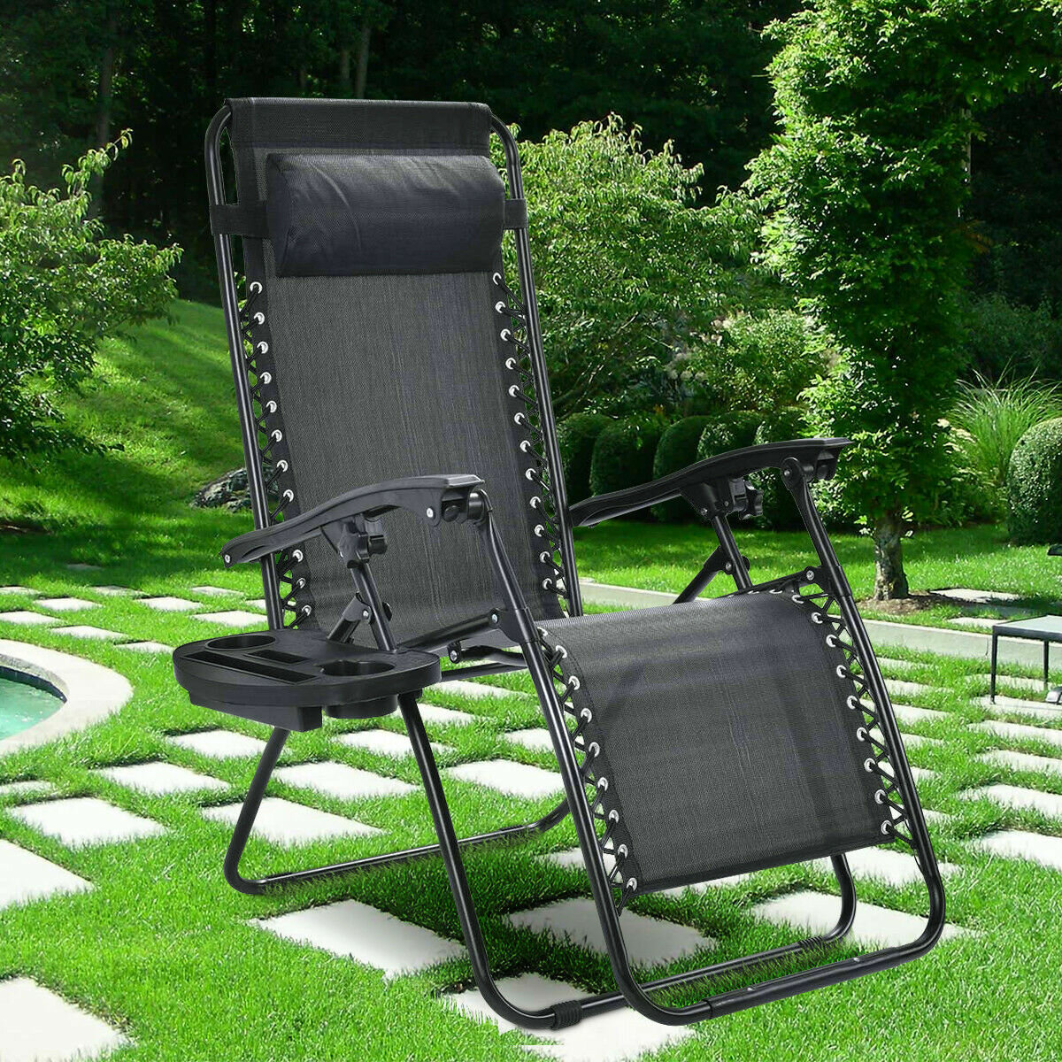 folding garden chairs with cushions