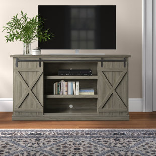Walnut Effect Oval TV Stand with Black Glass Shelves for TVs 28" 32" 37" 40" 