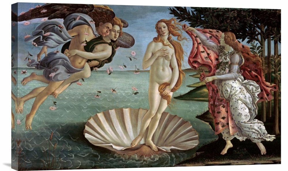 Global Gallery The Birth Of Venus By Sandro Botticelli Painting Print On Wrapped Canvas Wayfair