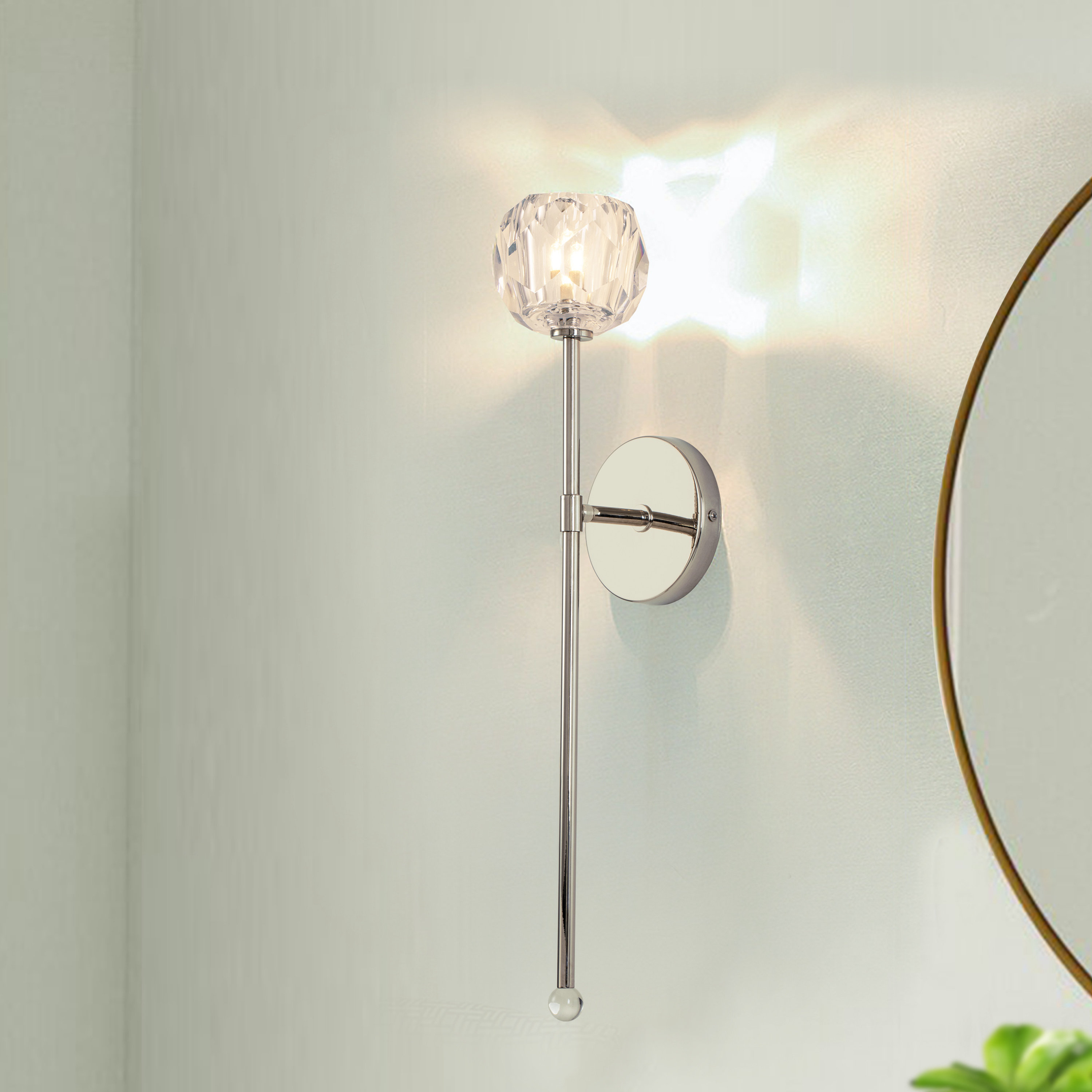 Woodbridge Lighting 14241BLK-C10401 14241BLK Haley 1-Light Transitional Wall Sconce Woodbridge Lighting 14241BLK-C10401 14241BLK Haley 1-Light Transitional Wall Sconce
