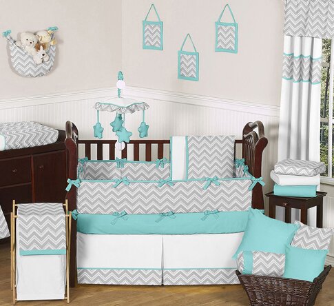 Sweet Jojo Designs Zig Zag 9 Piece Crib Bedding Set Reviews