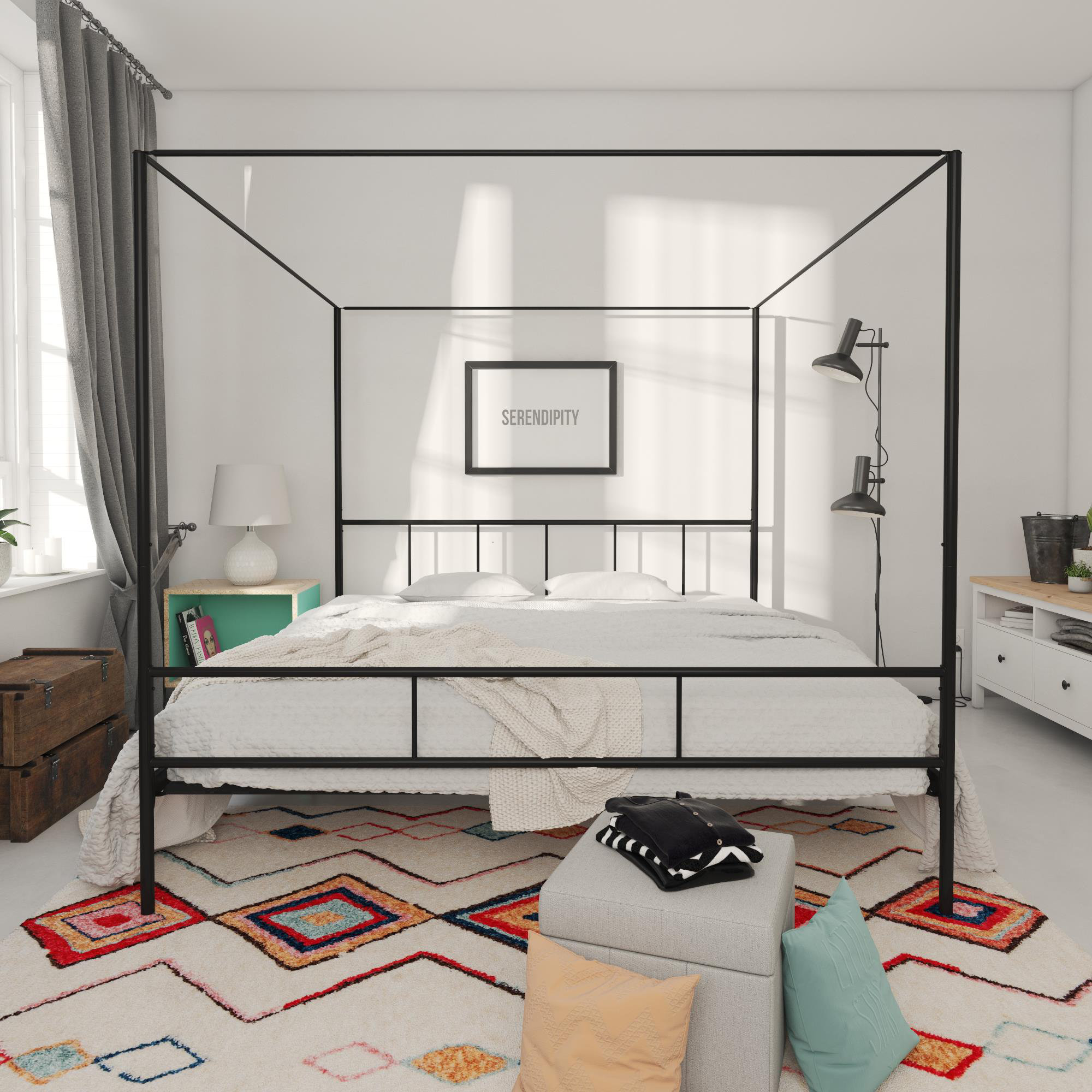 Novogratz Marion Canopy Bed & Reviews Wayfair