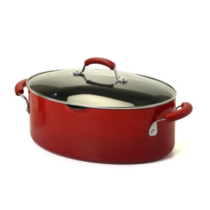 Porcelain Nonstick 8 Qt. Stock Pot with Lid