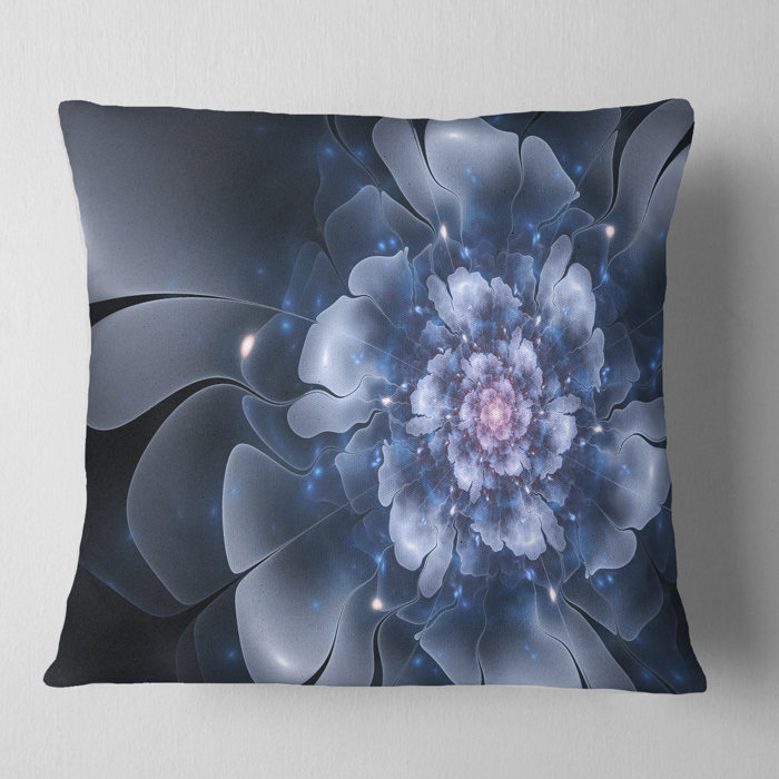 East Urban Home Floral Fractal Flower Petals Pillow Wayfair Ca