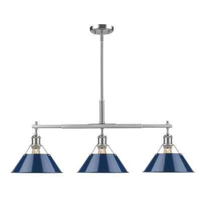 Trent Austin Design Weatherford Linear 3 Light Kitchen Island