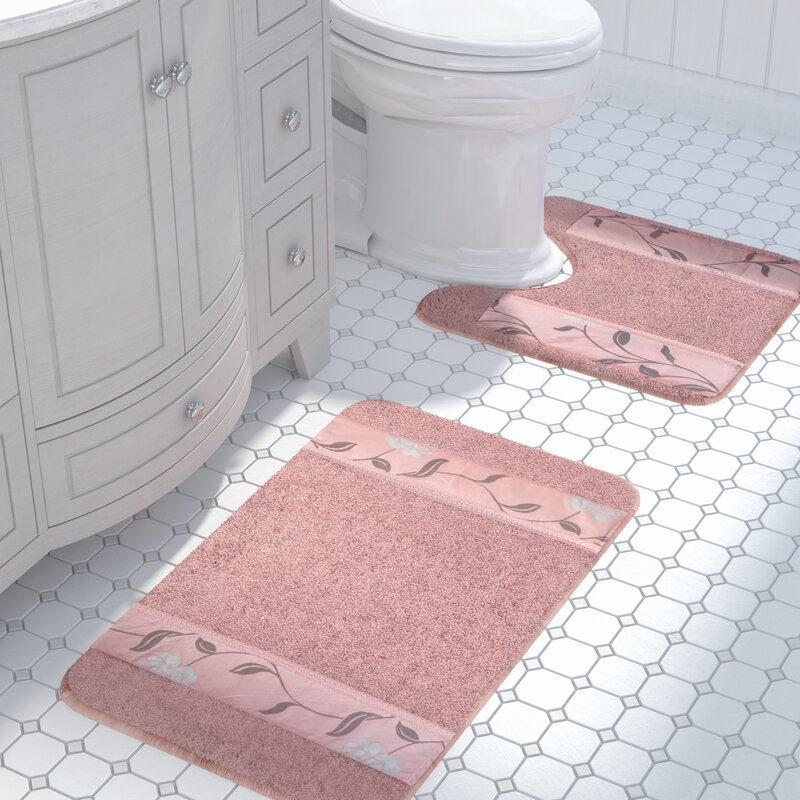 August Grove Airlia 2 Piece Bath Rug Set Reviews Wayfair