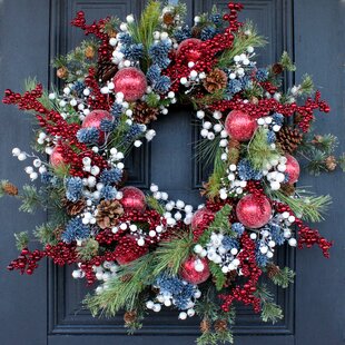 Wayfair Outdoor Prelit Christmas Wreaths You Ll Love In 21