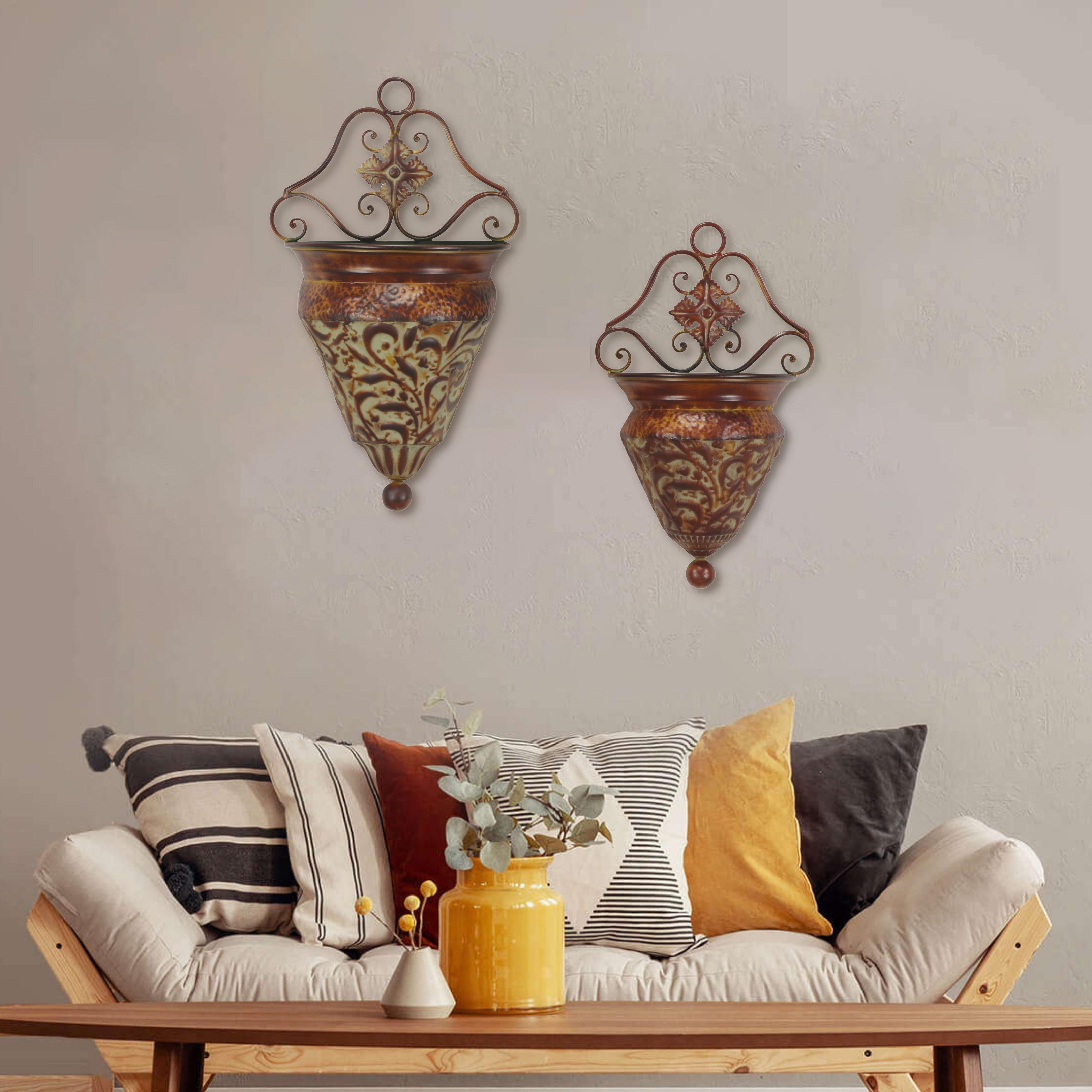 Red Barrel Studio® Handmade Metal Wall Vase Wayfair