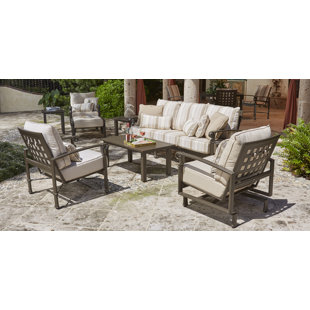 Go to store & view more images Spartan 6 Seater Sofa Set by Woodard