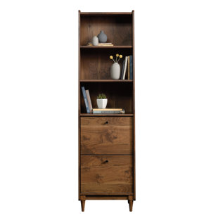Modern Contemporary Tall Narrow Storage Cabinet Allmodern Gamma Narrow Standard Bookcase