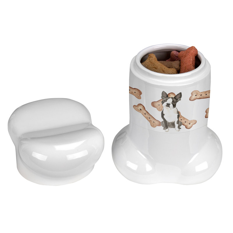 boston terrier treat jar