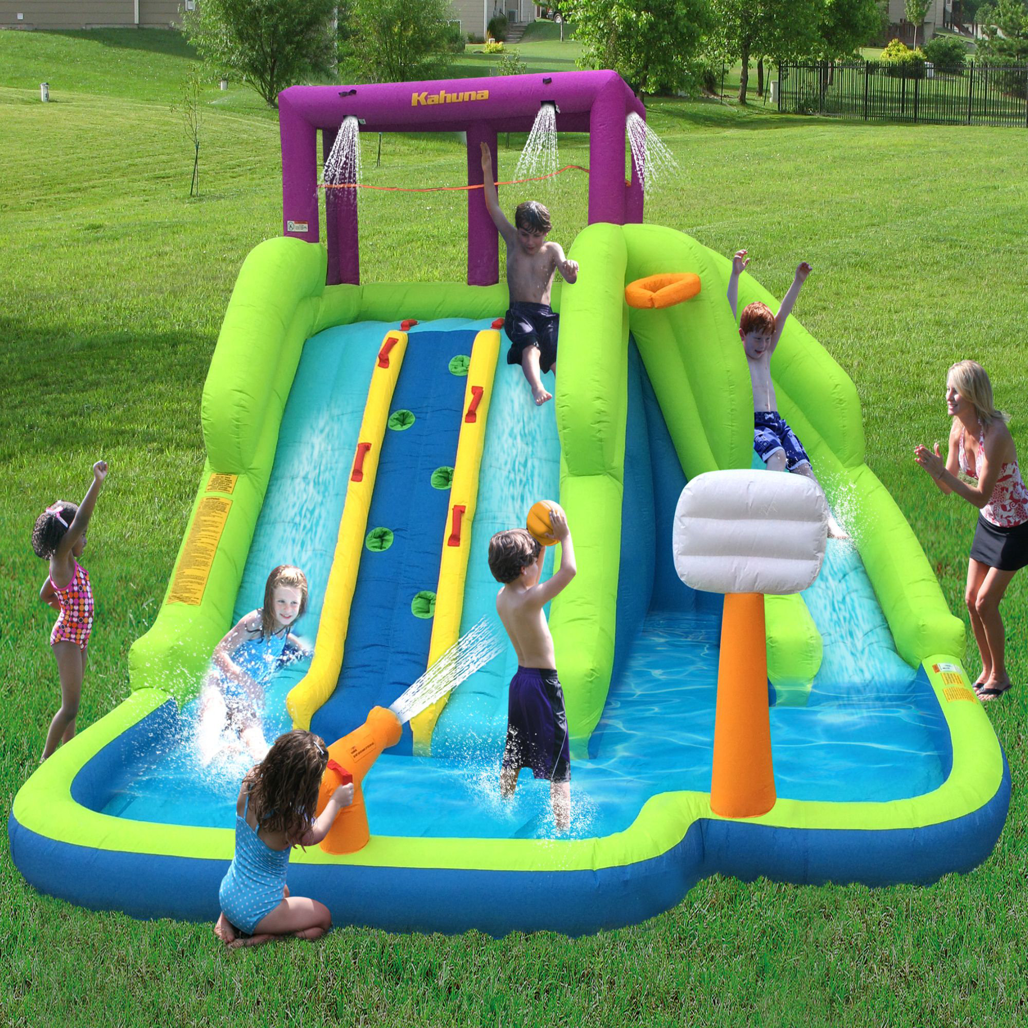 bounce houses with slides