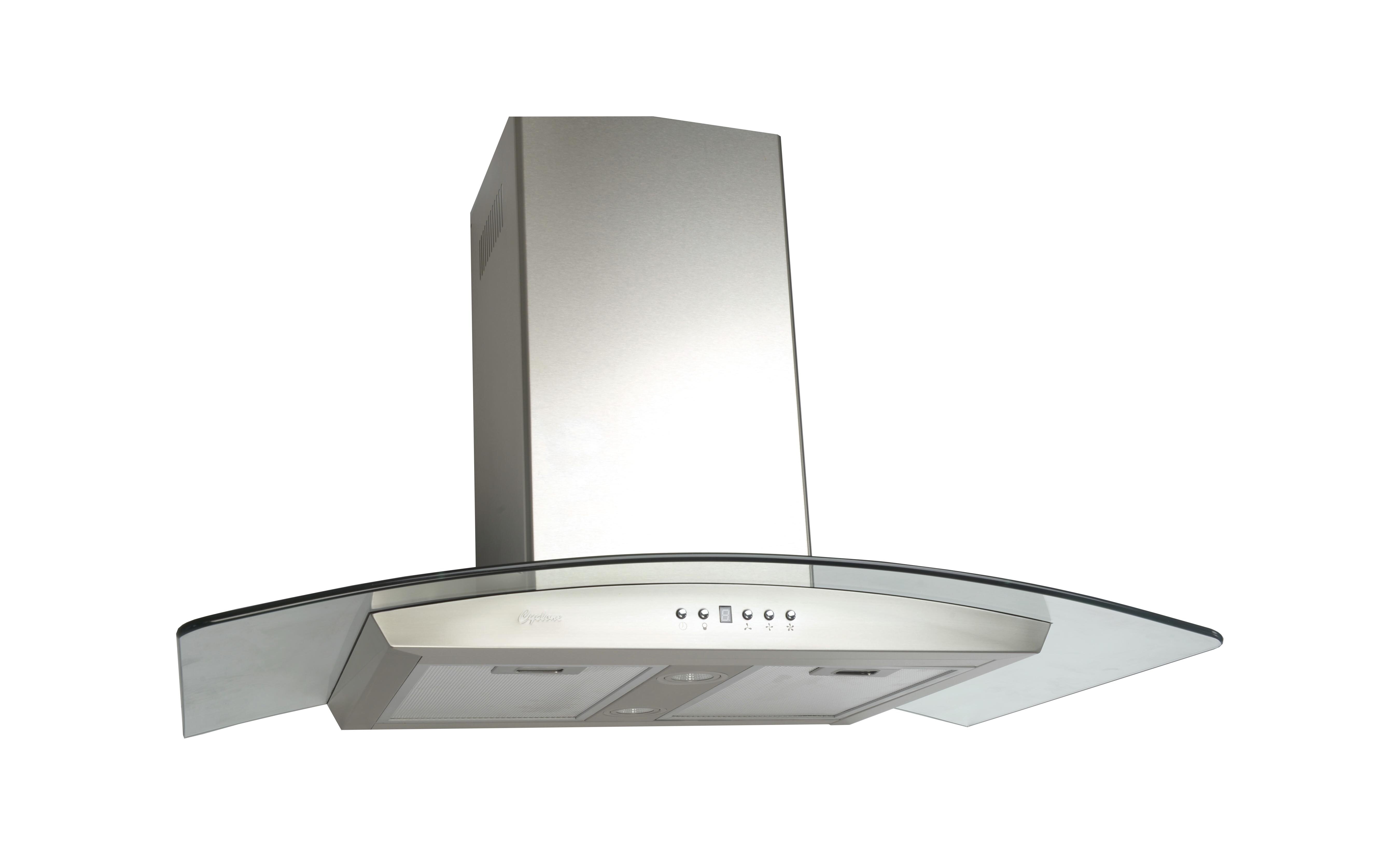 wall mount kitchen exhaust fan position