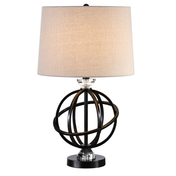 Metal Orb Table Lamp Design Ideas Wrought Studio Augie Metal Orb 25 Table Lamp Wayfair