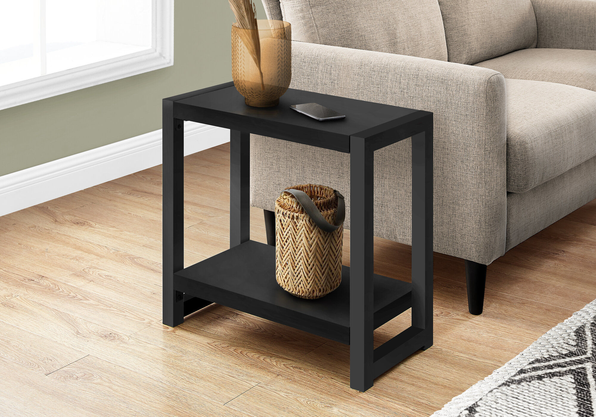 Latitude Run Brulotte C Table End Table With Storage Wayfair