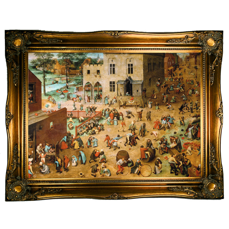 Historic Art Gallery Children S Games 1560 By Pieter Brueghel
