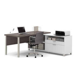 Go to store & view more images Wrought Studio Pham L-Shape Desk Office Suite