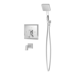 Oxford Pressure Balance Tub And Hand Shower System With Lever Handle By Symmons