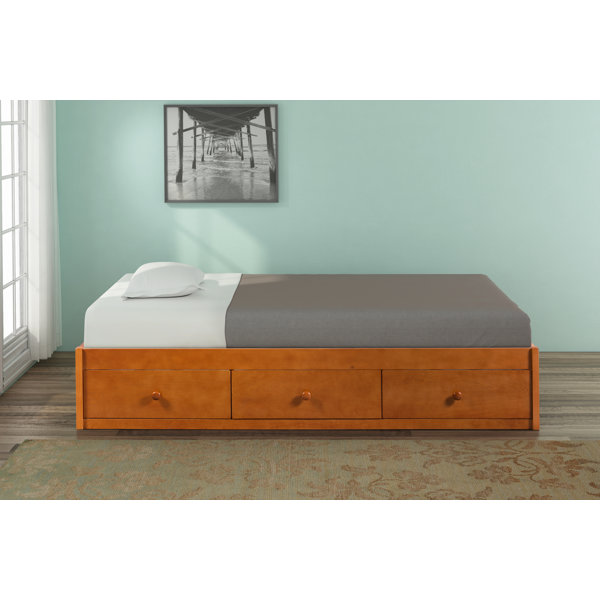Winston Porter Sonntag Storage Platform Bed Wayfair