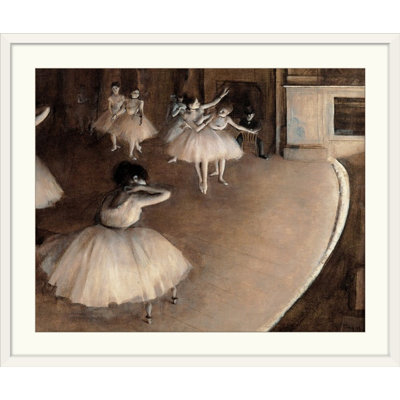 Dance Foyer At Opera 1874 Musee Dorsay Paris France Detail By