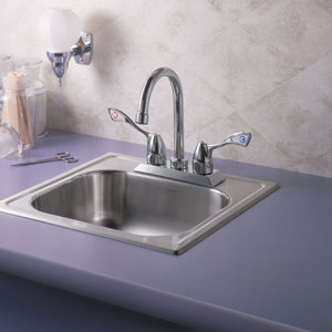 M-Bition Desk Mount Widespread Faucets with Spout Reach and Double Wrist Blade Handle