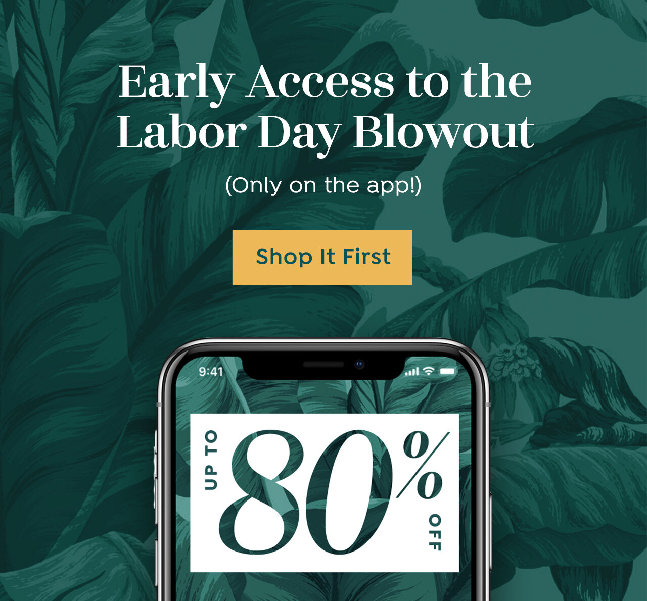 Labor Day App Banner