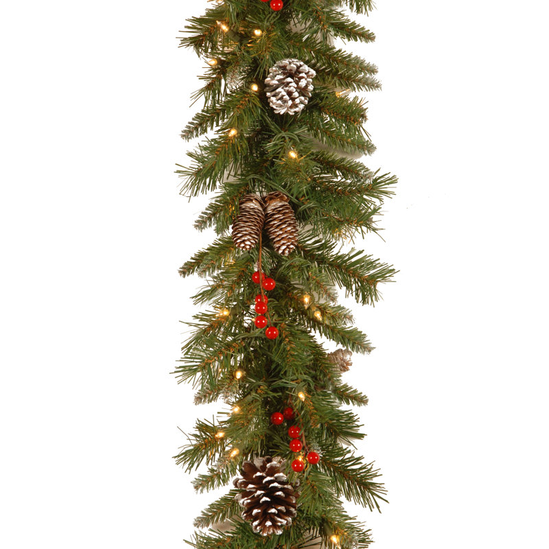 Darby Home Co Frosted Berry Decorating Garland And Swag Kit