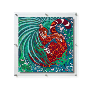 Acrylic Floating Frame Wayfair Double Panel Acrylic Float Picture Frame