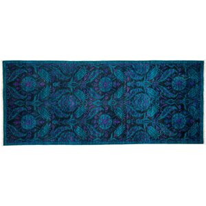 Vibrance Hand-Knotted Blue Area Rug