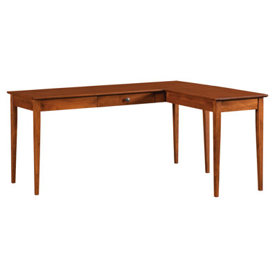 (Incomplete)Malani Solid Wood Writer's L-Shape Desk