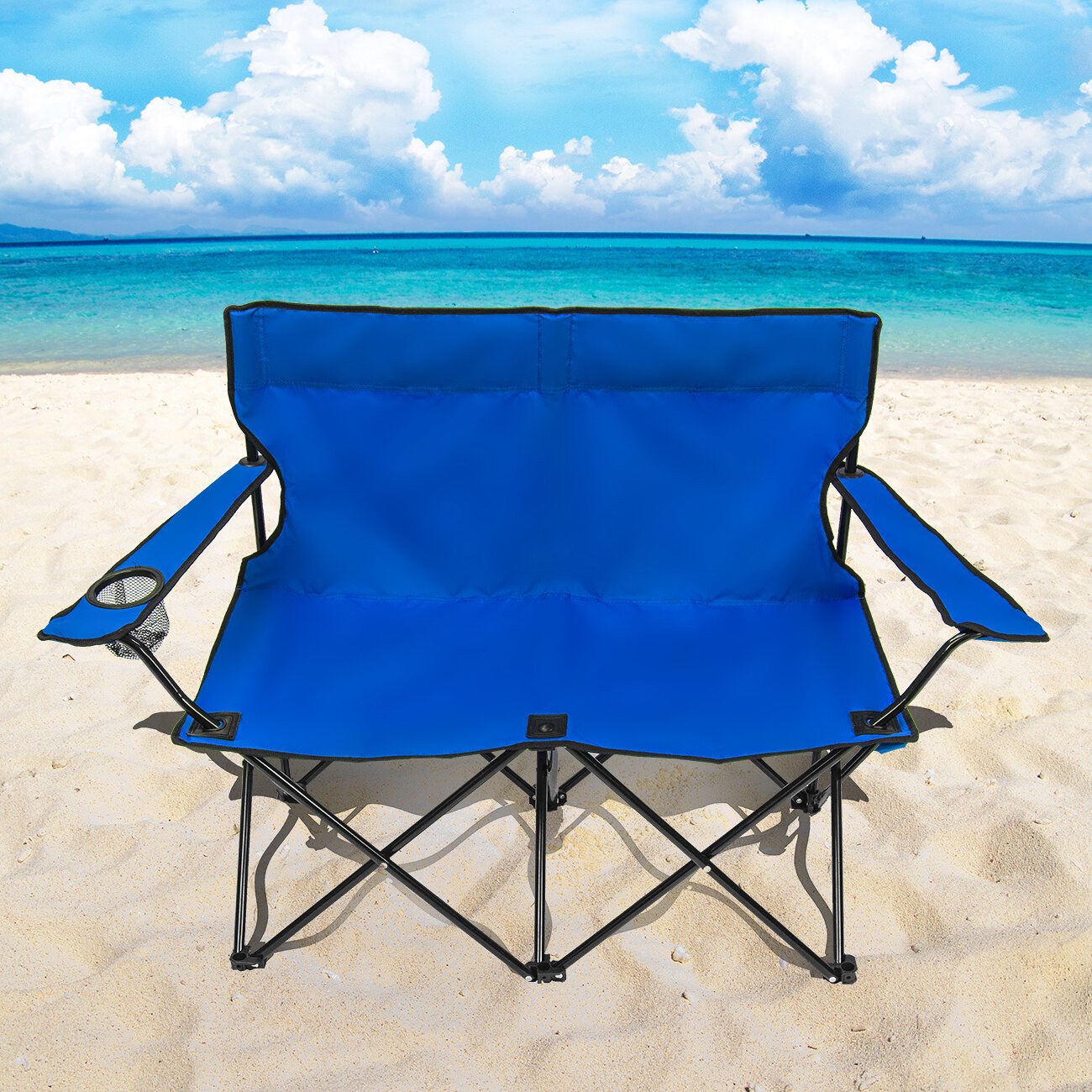 parley double folding camp chair