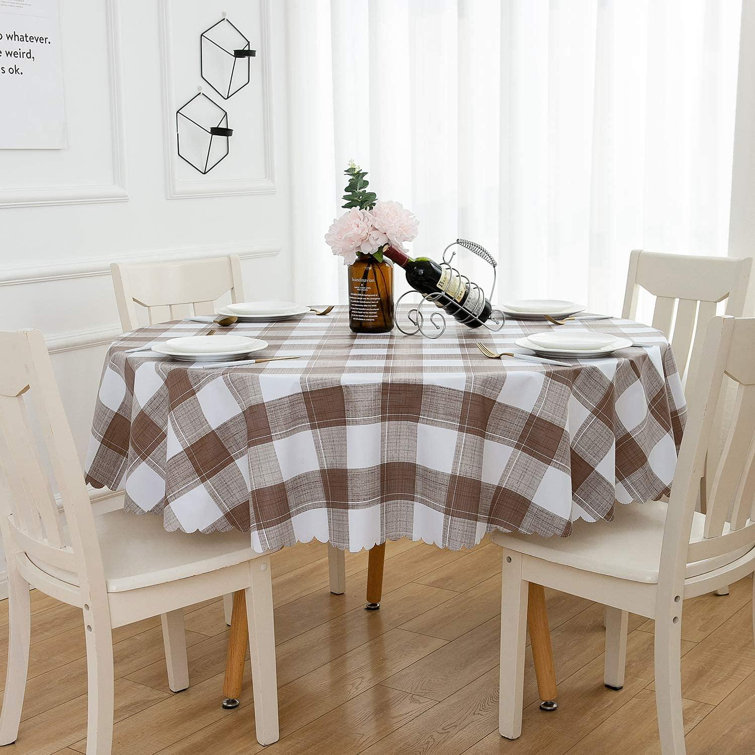 spicymedia vinyl tablecloth round