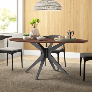 Modern Contemporary Dark Wood Dining Table Allmodern