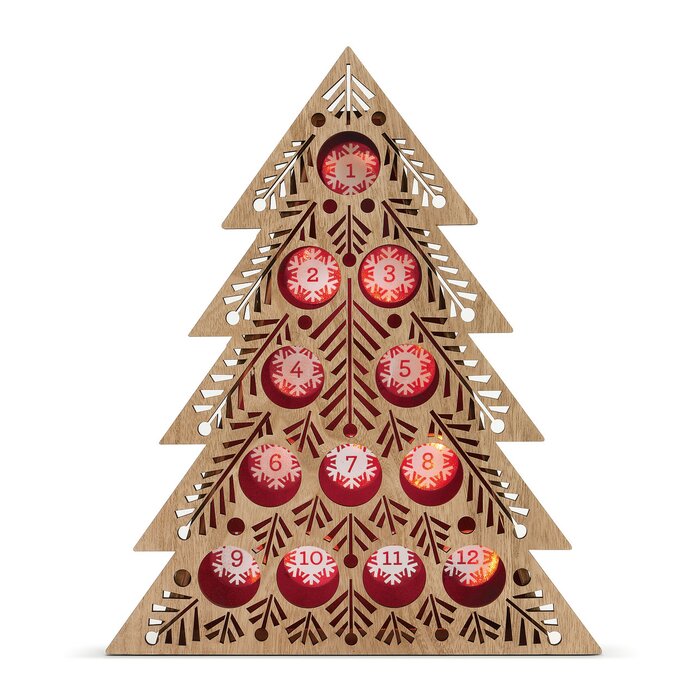 Lit Coffee Pod Countdown Tree | Joss & Main