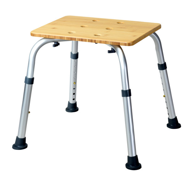 Costway Bamboo Shower Chair Wayfair