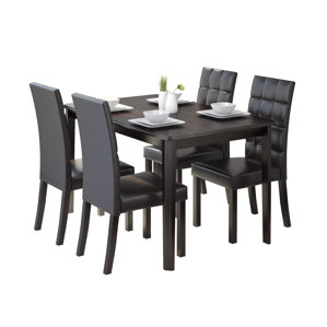 Cesar 5 Piece Dining Set by Latitude Run