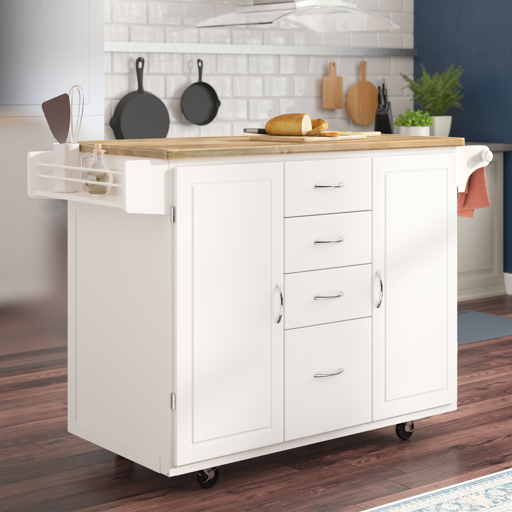 Alcott Hill Harwick Kitchen Island Reviews Wayfair