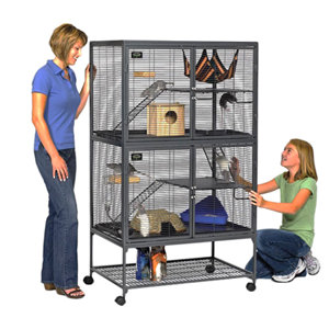 Critter Nation Small Animal Double Unit Cage