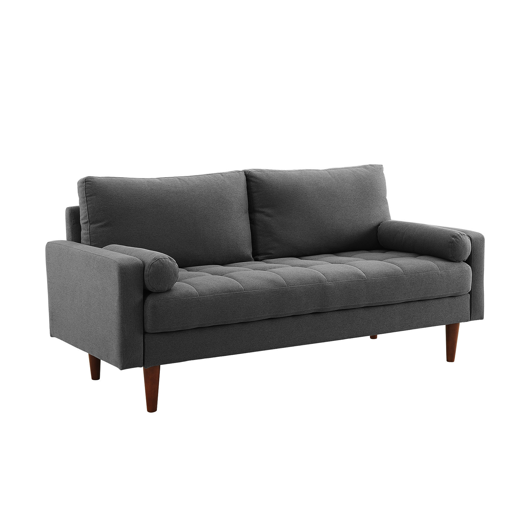 George Oliver Tana Velvet 70 Square Arm Sofa Wayfair